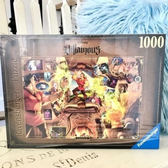 Disney, Villainous, Ravensburger Puzzle, Gaston, 1000 Pieces, NWT, Sealed - Picture 1 of 8